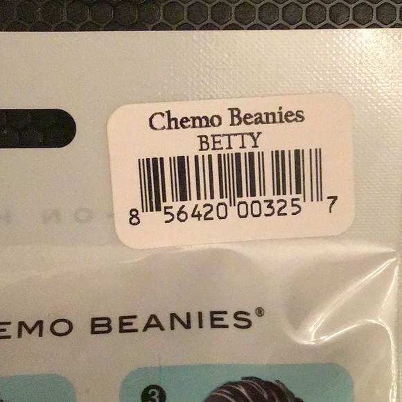 Navy Ruffled Chemo Beanies cancer and alopecia cap beanie New - Picture 3 of 3